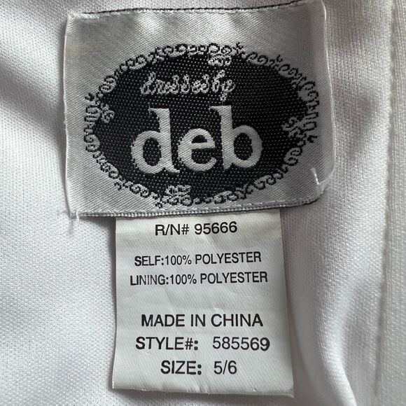 Deb's Y2K Strapless Sequin Coral Colorful Pleated Formal Prom Maxi Gown - Picture 11 of 13